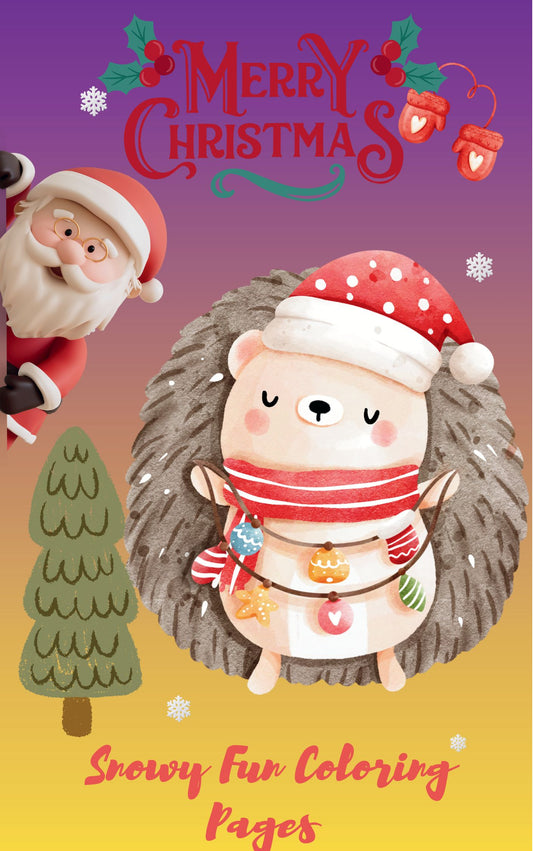 Merry & Bright Christmas Coloring Book for Kids
