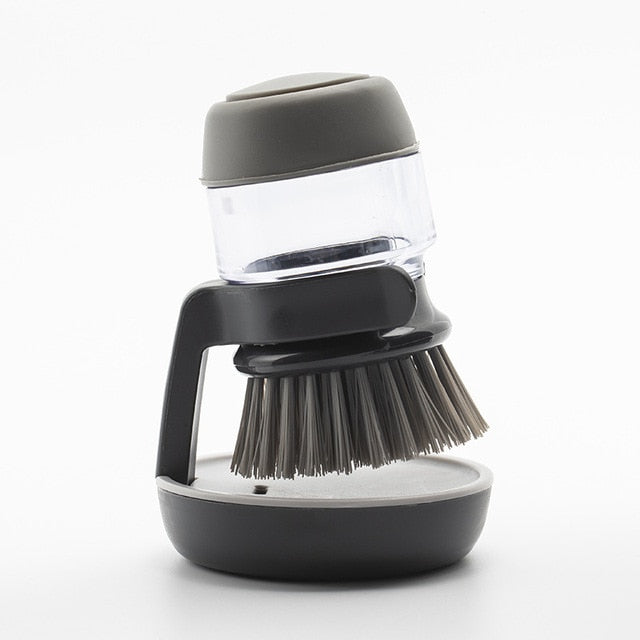 Dishwashing Brush Cleaning Brushes Dish Washing Tool Soap Dispenser